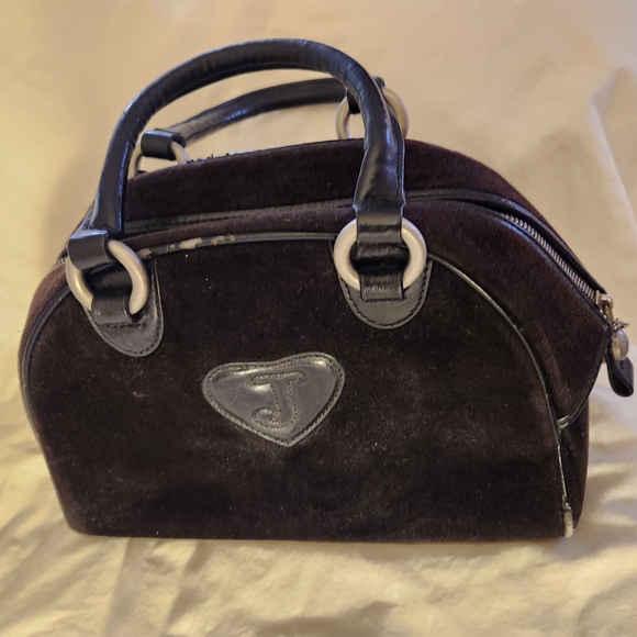 Juicy Couture Black Satchel with Silver Accents - Picture 2 of 2